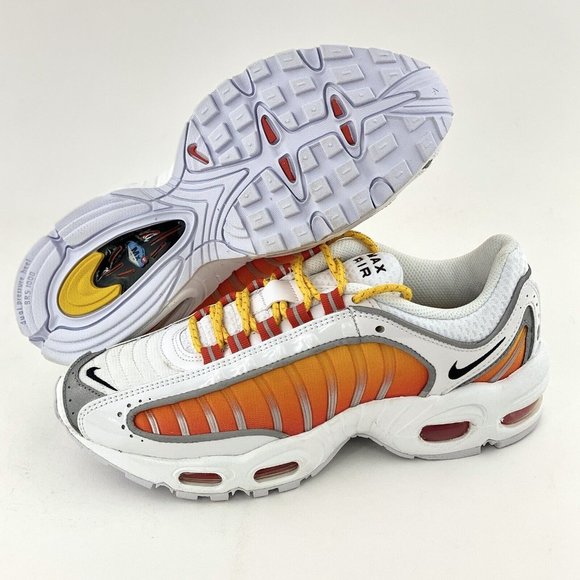 Nike Air Max Tailwind 4 NRG White Orange Women's Sneakers Shoes - Picture 3 of 12